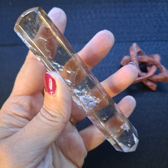 Smokey Quartz Crystal Massage Wand - Picture 3 of 5